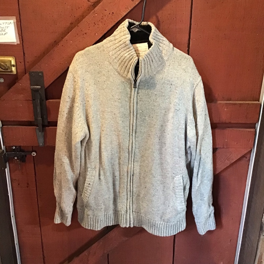 Vintage wool sweater jacket
